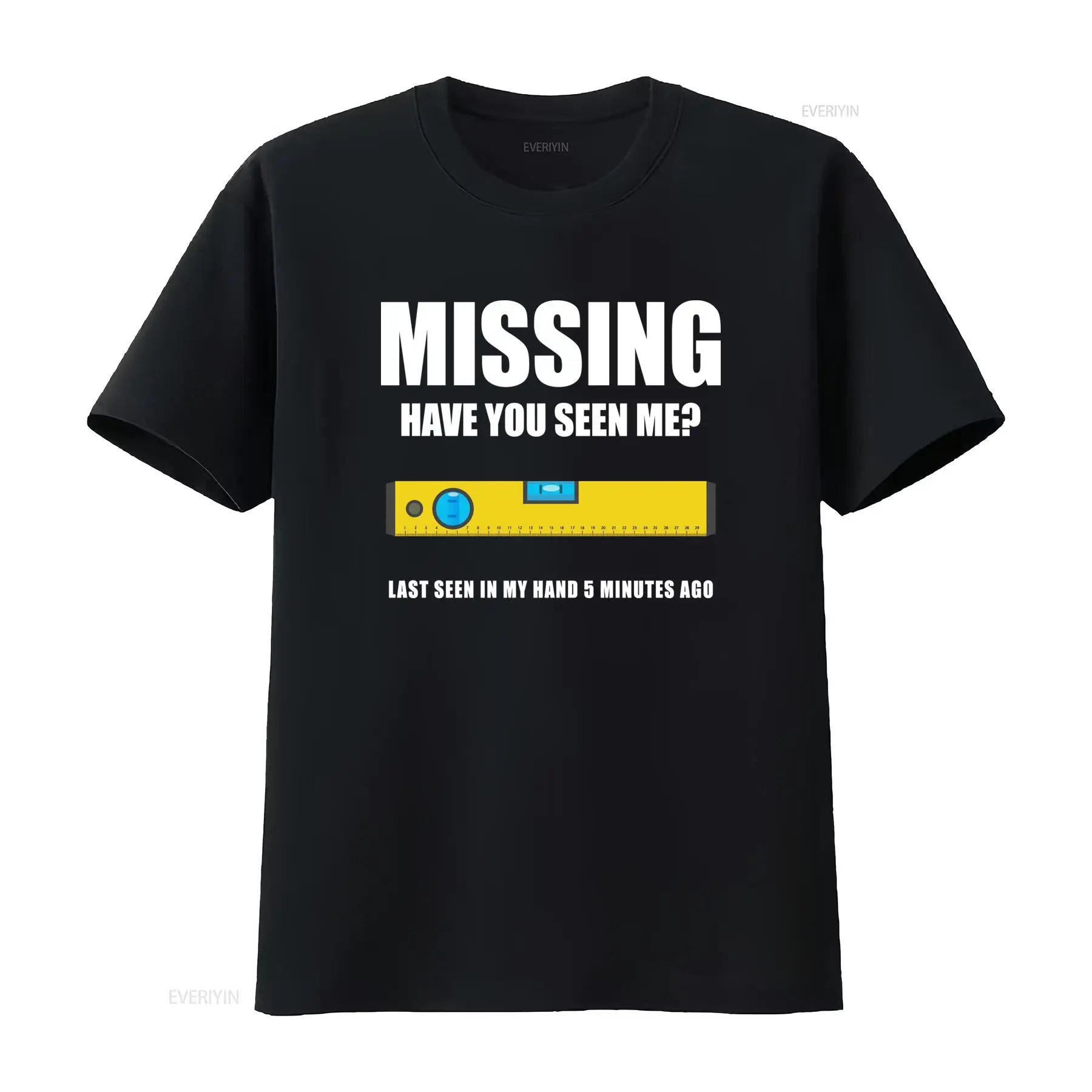 Spirit Level - Missing Spirit Level Builder Bricklayer Mens